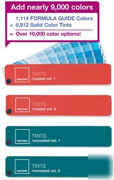 Pantone tints 4 guide set coated & uncoated GP1205