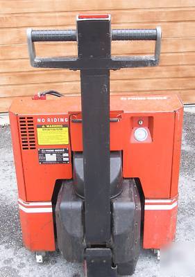 Prime mover electric pallet jack works, needs batteries