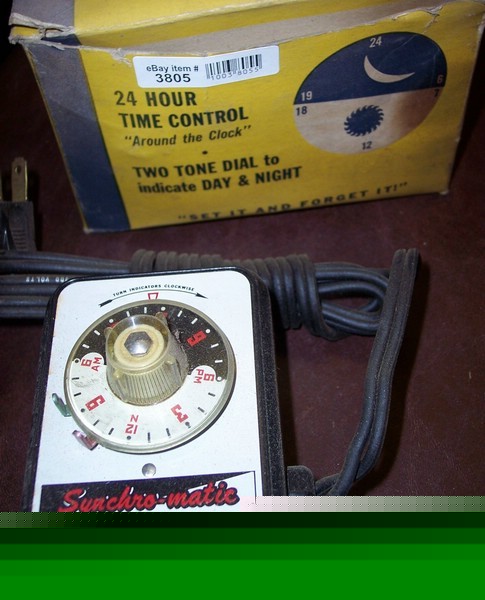 Synchromatic 24HR time control 12.5A 1500WATTS 1/4 hp