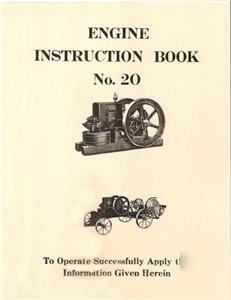 Witte gas engine manual..drag saw...hit miss...26 pages