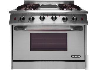 Nxr pro style gas range 36