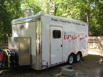 Restaurant on wheels concession trailer loaded 