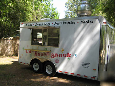 Restaurant on wheels concession trailer loaded 