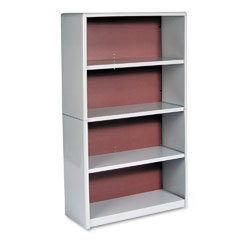 Safco value mate series steel four shelf bookcase
