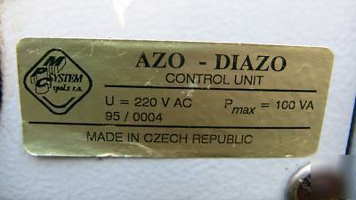 Azo-diazo control unit chromatography