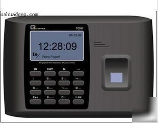 Fingerprint network employee time clock TC300