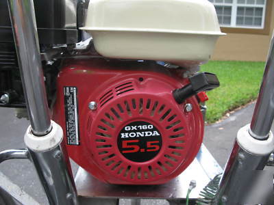 Graco 5900 gmax gas powered airless paint sprayer clean