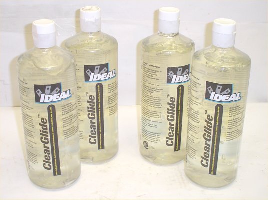 Ideal clear glide lot 4 quarts squeeze bottles pulling 