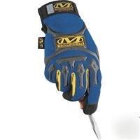 Mechanix wear large blue m-pact impact work glove
