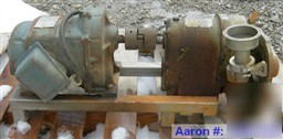 Used: waukesha rotary positive displacement pump, model