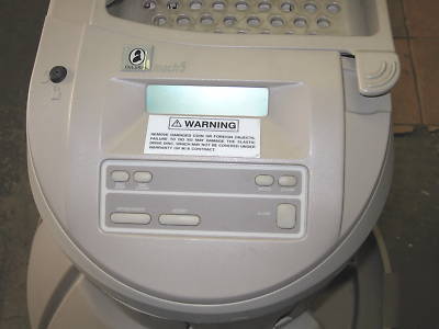 De la rue 6800 mach 5 coin counter sorter w/ bagger