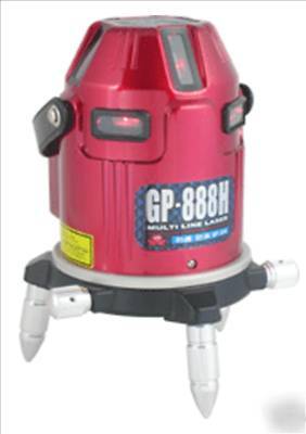 Laser level multi line horizontal vertical and point
