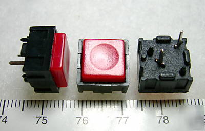 10 pcs 12.6X12.6MM push button switch pcb type taiwan