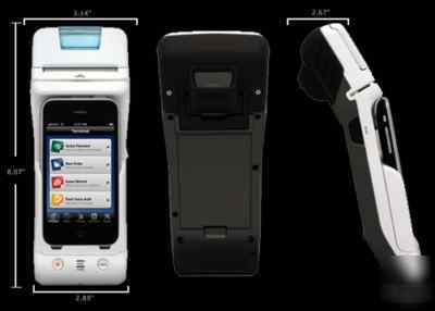 Iphone mobile credit card processing terminal