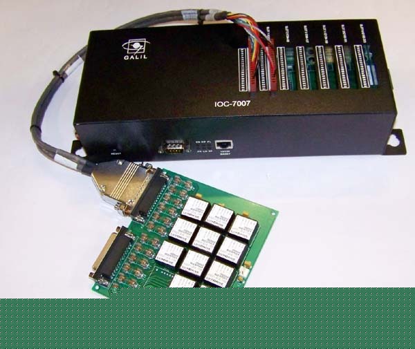 Galil dc i/o controller box ioc-7007 w/2 modules+cables