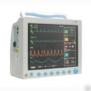 Nib icu patient monitor,SPO2 pr ecg p temp resp 12.1,new