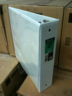 1 skid of ring binder white heavy duty 2