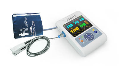 New handheld smart patient monitor nibp, SPO2, ecg, pr