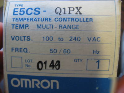 New omron E5CS-Q1PX temperature controller