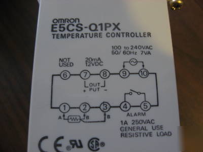 New omron E5CS-Q1PX temperature controller