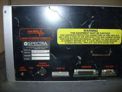 Spectra vacscan plus gas lab analyzer/tester LM7