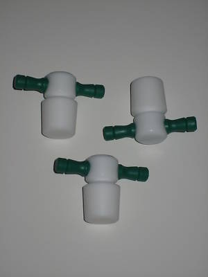 Stoppers, ptfe teflon, #19, kimble, lot of 3