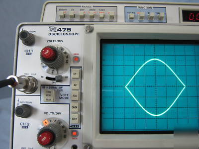Tektronix 475 DM43 oscilloscope -- late model w/ cal 