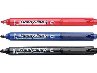 12 pentel handy lines retractable permanent markers