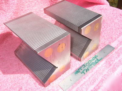 Magnetic v-block set laminated 45 degree 30 degree wow 