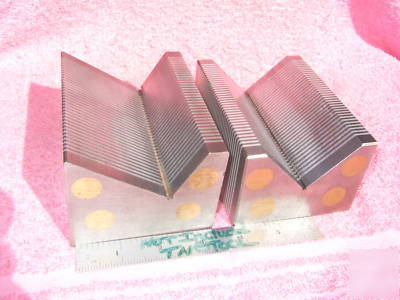 Magnetic v-block set laminated 45 degree 30 degree wow 