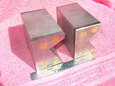 Magnetic v-block set laminated 45 degree 30 degree wow 