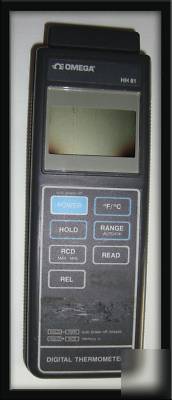 Omega HH81 digital thermometer working 