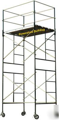 Rolling scaffold 5' x 7' x 14'1 scaffold rolling tower 