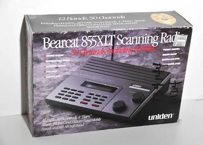Uniden bearcat bc-855XLT 50 channel scanner radio 