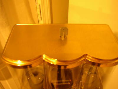 1800 triple head candy ball vending machine green gold