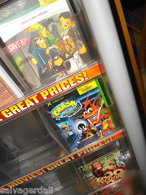 4 sided movie dvd cd game store display carousel used