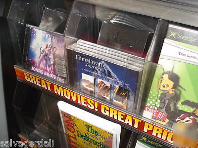 4 sided movie dvd cd game store display carousel used