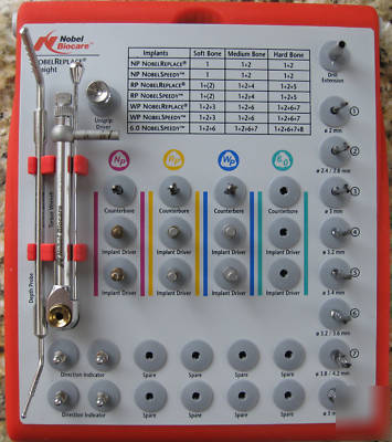 Dental implant surgical kit nobel biocare + bonuses