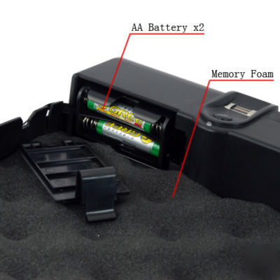 Fingerprint safe biometric electronic security box 