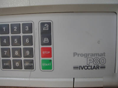 Ivoclar programat P80 lab oven furnace with gast vacuum