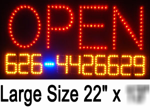 Led window open tel. phone # no. sign pizza delivery us