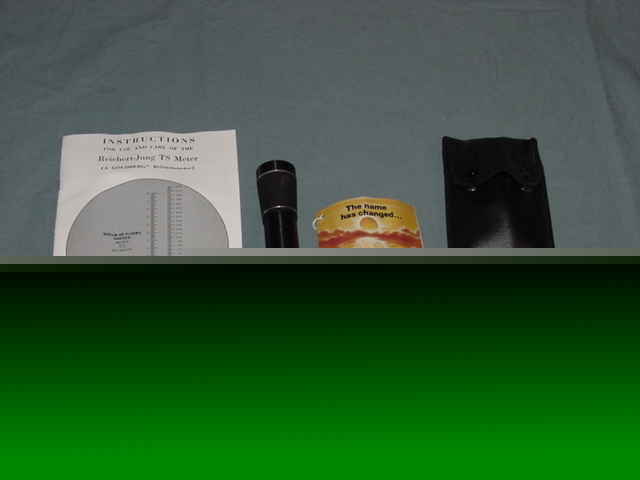 Reichert jung ts meter refractometer 10414 temp 10400A.