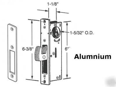 Store front door/window locks replacement hardware