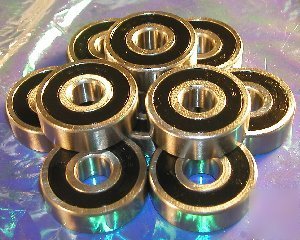 10 quality rolling bearing id/od 6200RS 10MM/30MM/9MM