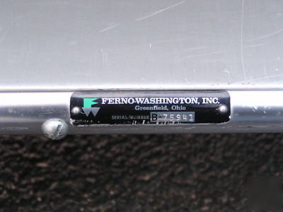 2 ferno-washington surgical hospital equipment carts