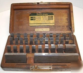 Doall gages set of 34 grade r gauge .1000 - 4.000 w/box