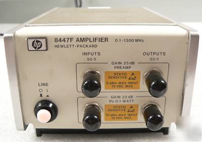 Hp 8447F amplifier 0.1 - 1300 mhz - on sale 