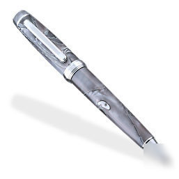 Levenger chesterton ballpoint-silver mist *monogram*