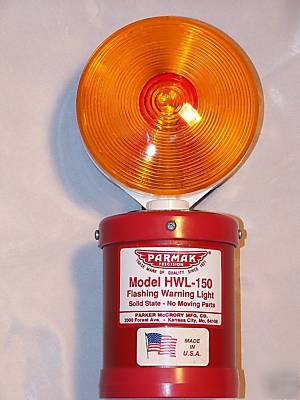Parmak highway warning light hwl-150 flashing