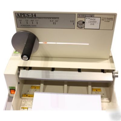 Rhin-o-tuff apes-14 auto. paper ejector &stacker module